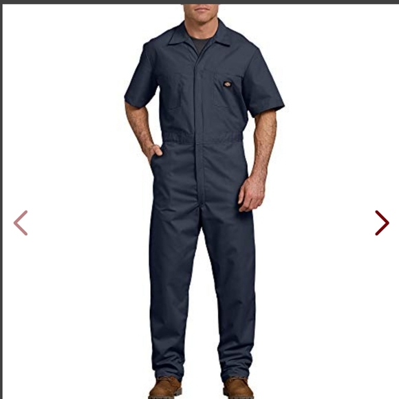 NWT Dickies Men's Short Sleeve Workwear Coveralls XL-Tall - Picture 1 of 10